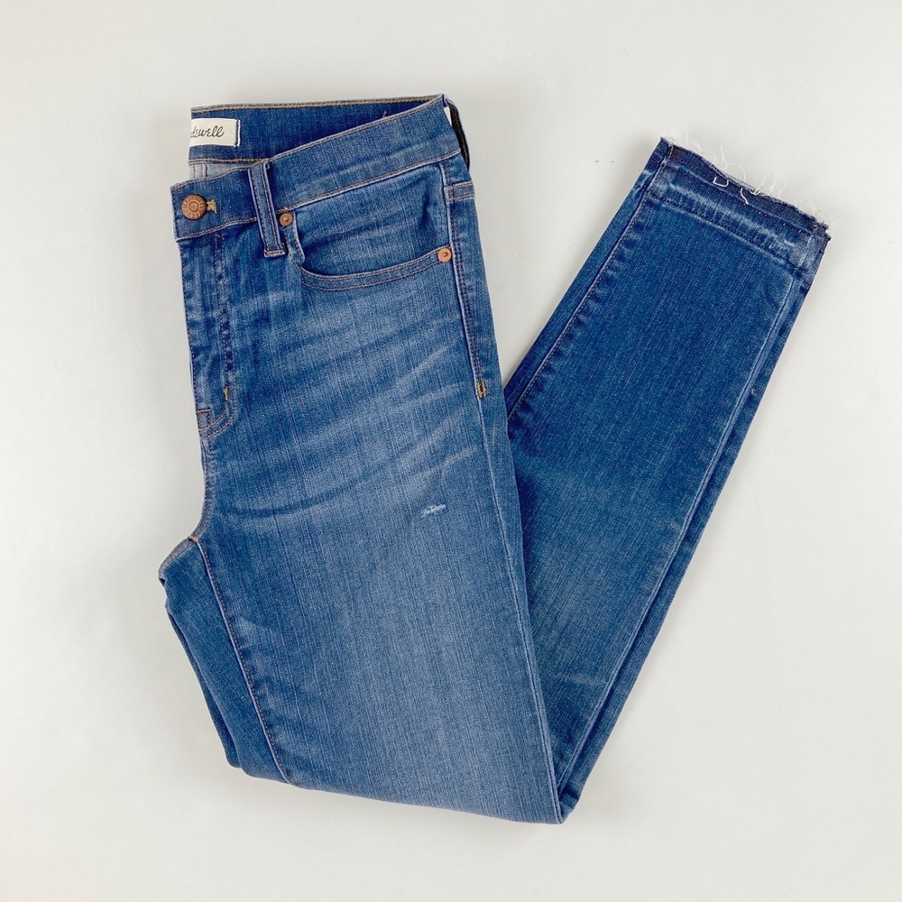 Madewell 9" High Riser Skinny Jeans 29 Drop Hem Edition